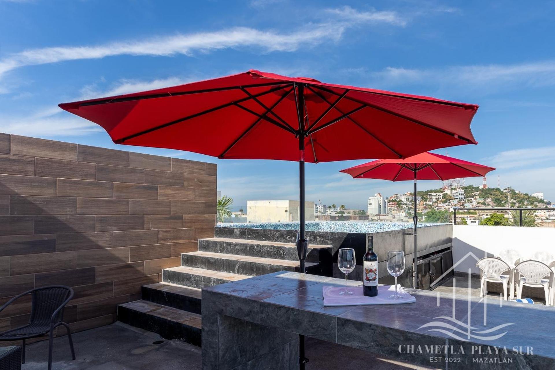 New & Comfy, 5 Star Area, Walk 2 Beach, Pool, Views, King Bed Mazatlán Eksteriør bilde